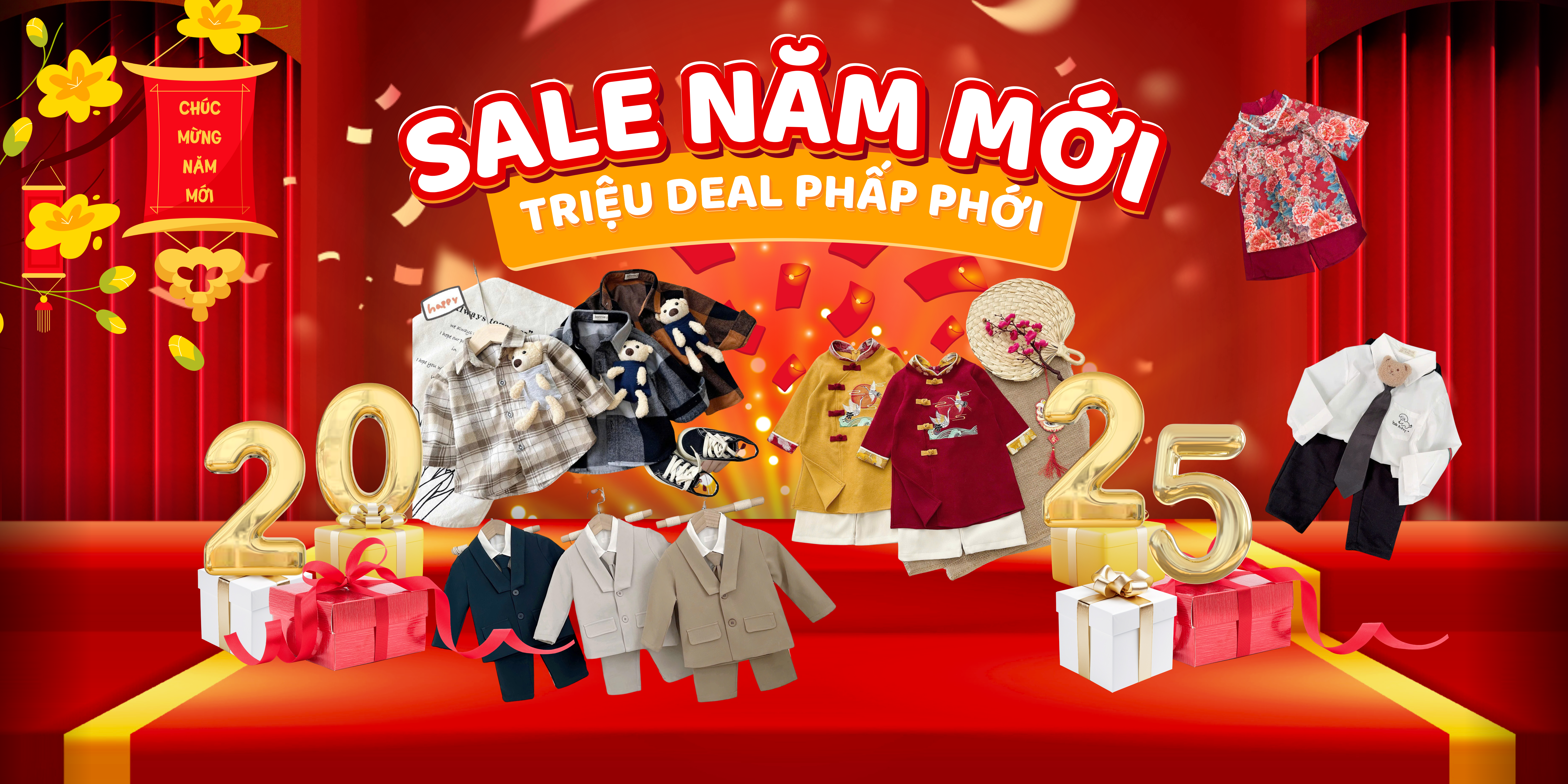 Banner sale Tết
