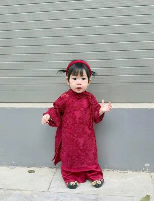 áo dài lông phượng 2 