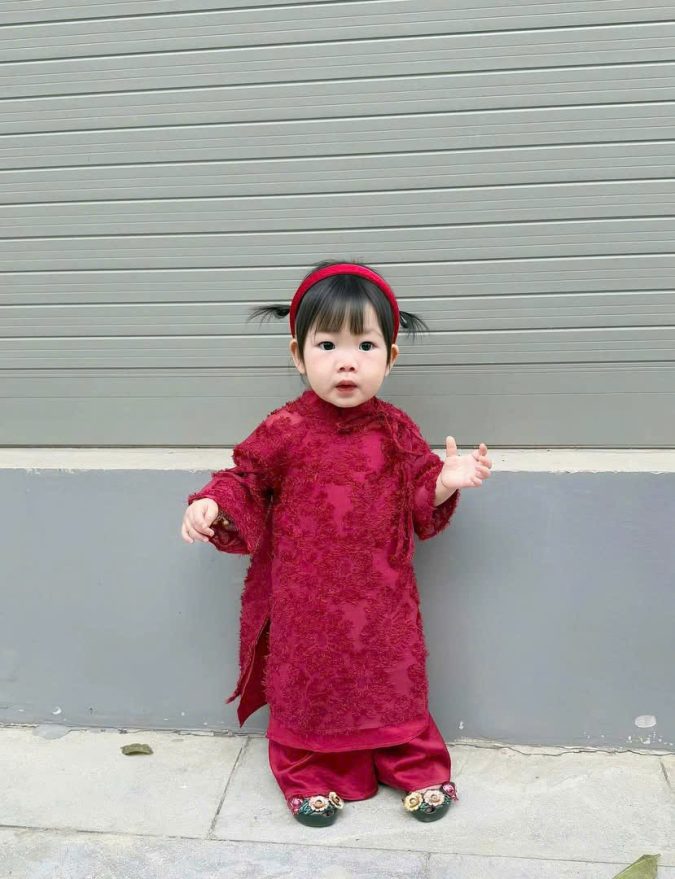 áo dài lông phượng 2