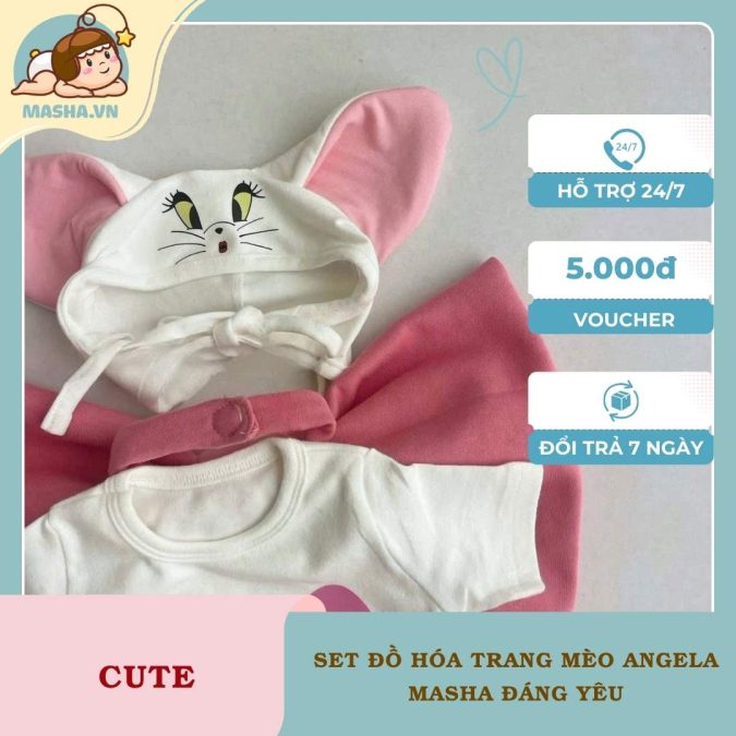 Set Đồ Hóa Trang Mèo Angela 4