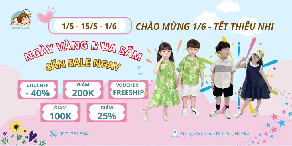 chào hè rực rỡ Masha
